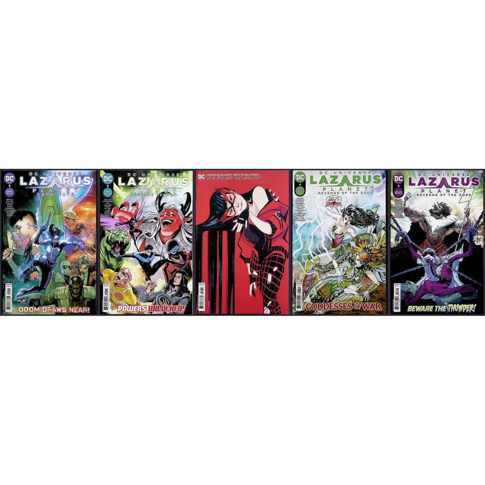 Lazarus Planet #1 Dark Fate Legends Reborn Next Evolution‎ NM DC 5-Lot